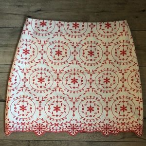 Ann Taylor- Loft-Scalloped Skirt